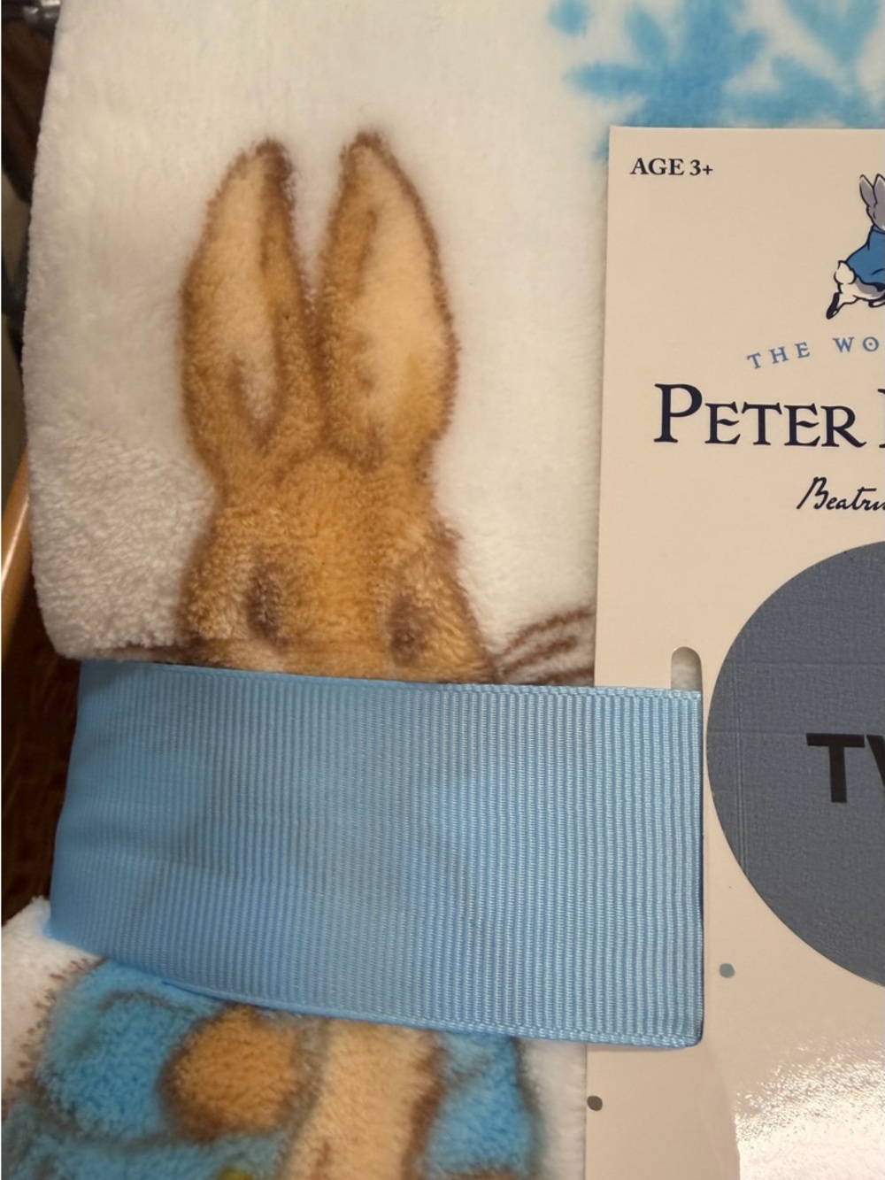 The World of Peter Rabbit Beatrice Potter Twin Blanket - Soft Plush Throw - Picture 6 of 6